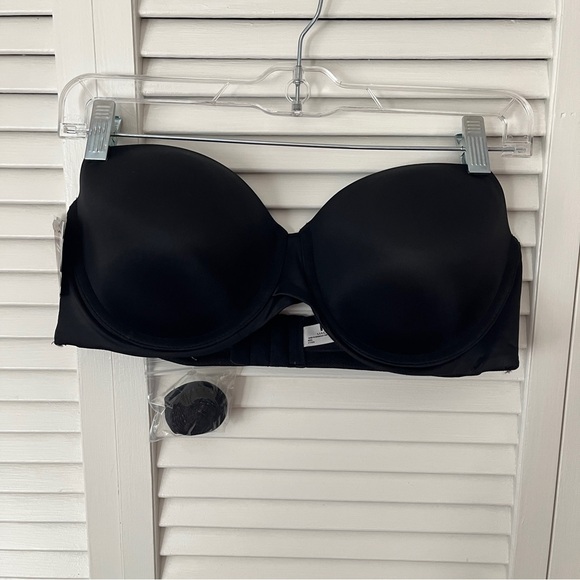Maidenform Ultimate Stay Put Strapless Underwire Bra black Size 40C NWT - Picture 2 of 9